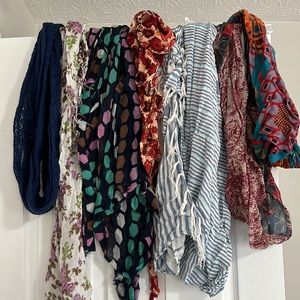 7 different scarves